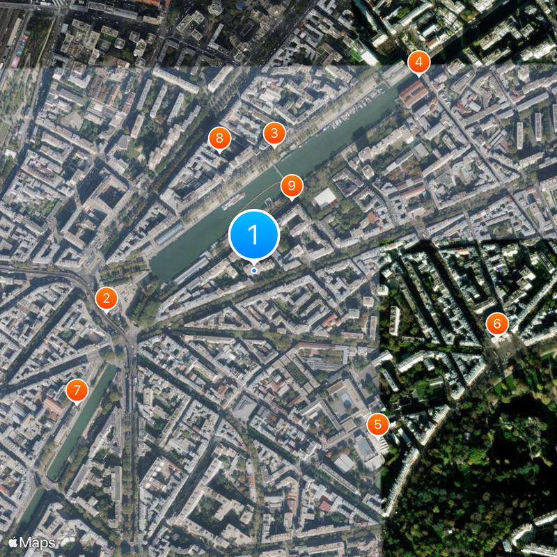 Cours Florent Map
