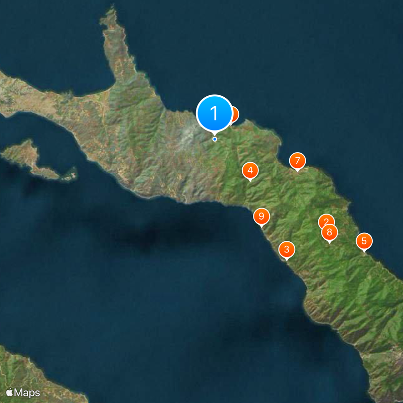 Monastère de Hilandar Carte