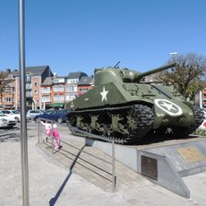 Tank memorial in Bastogne