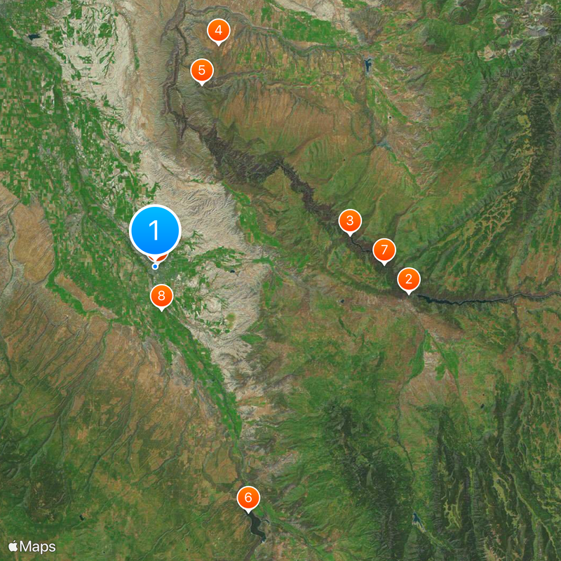 Colorado Western Slope Map