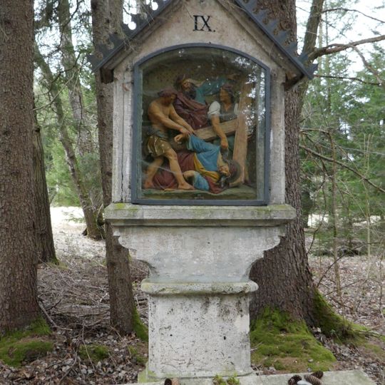 Kreuzwegstation Burg in Wielenbach