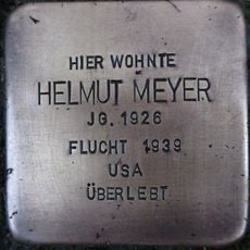 Stolperstein dedicated to Helmut Meyer