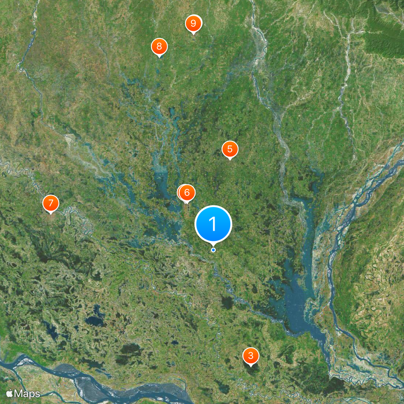Darbhanga district Map