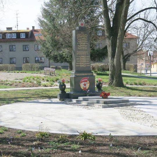 Pomník padlým rudoarmějcům v Kaplici