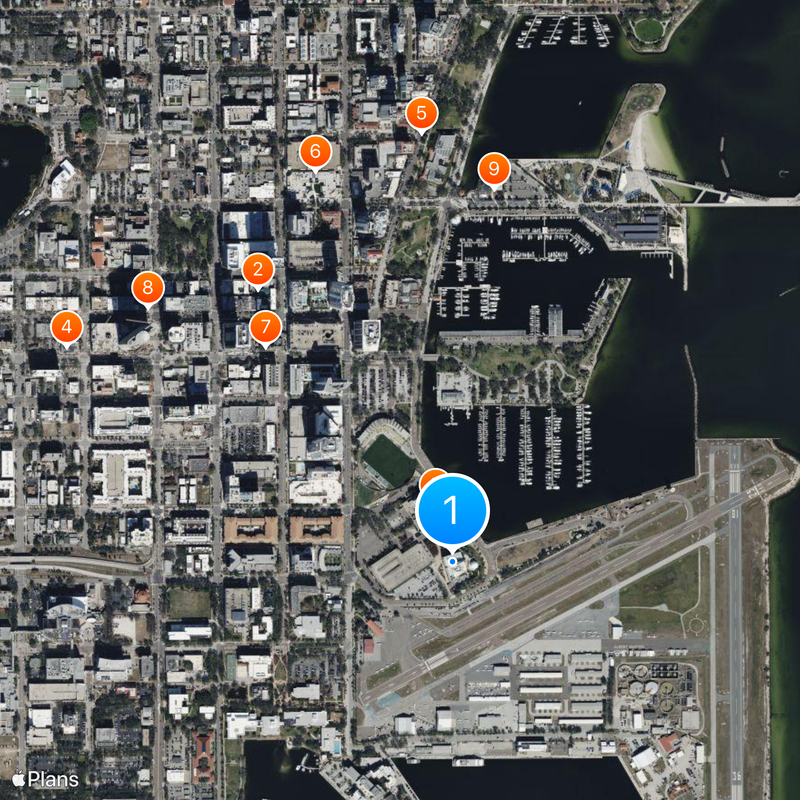 Salvador Dalí Museum Mappa