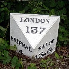 Milepost, Holyhead Road; Oakengates