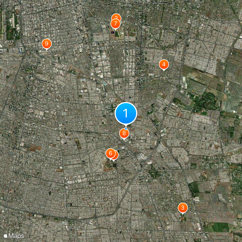Estadio Monumental Map