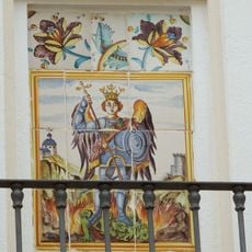 Ceramic panel of Saint Michael