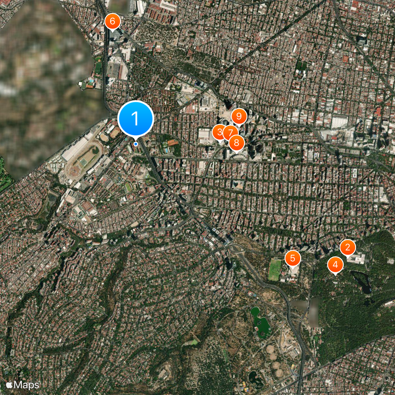 Secretariat of National Defense Map