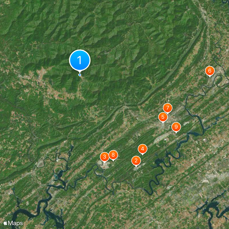Brushy Mountain State Penitentiary Map