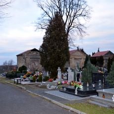 Historic mausoleums in municipal cemetery in Złotoryja