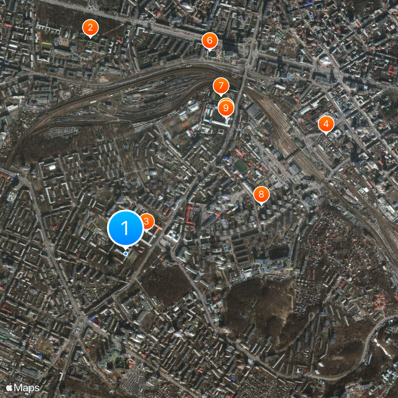 National Defense University of Ukraine Map