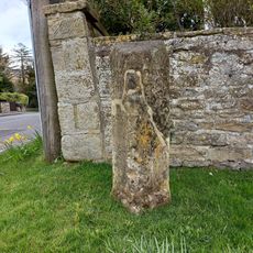 Milestone At Junction With Reading Room Bank