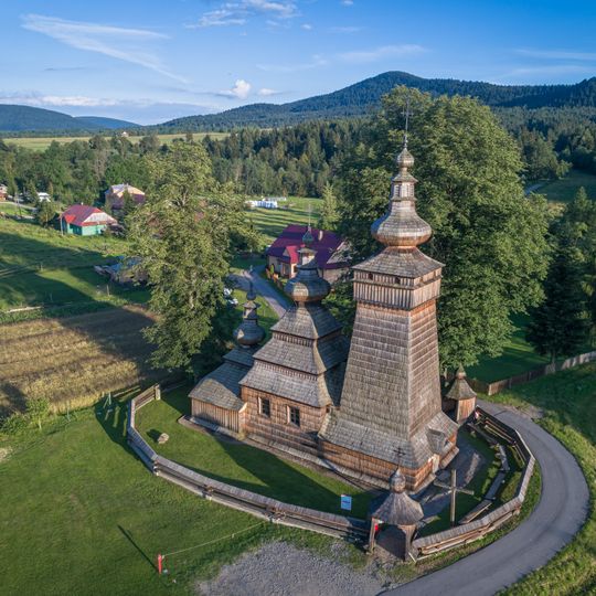 Tserkvas in legno della regione dei Carpazi in Polonia e Ucraina