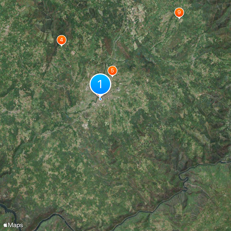 Monforte de Lemos Mappa