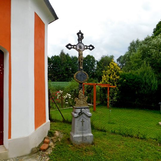 Kříž u kaple v Kyjově