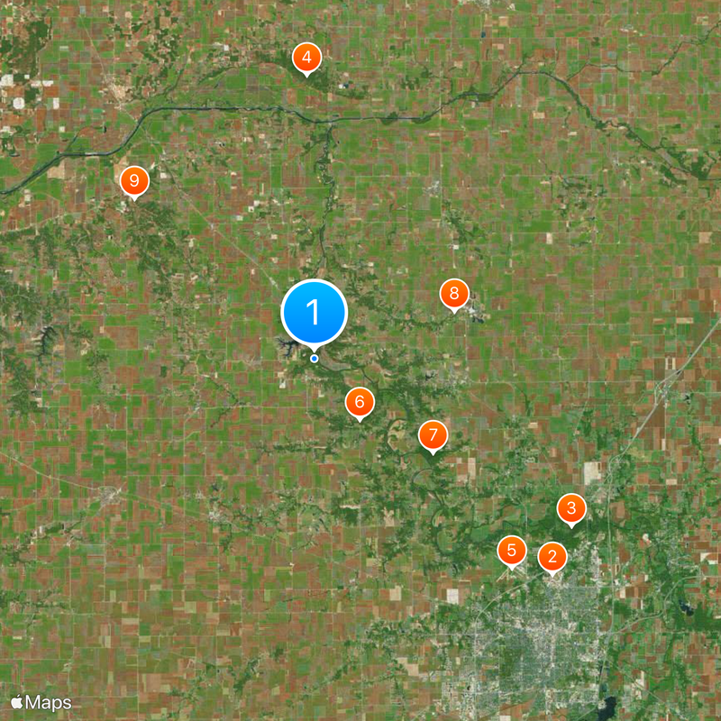 Lincoln's New Salem Map