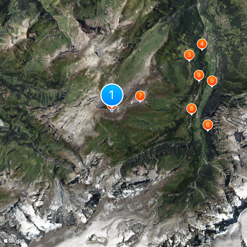 Piz Gloria Map