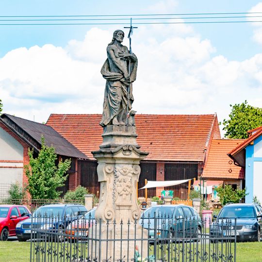 Statue of Saint John the Baptist in Rohoznice