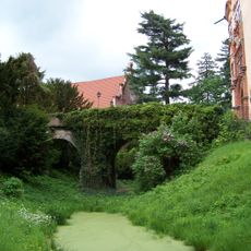Bridge to the castle in Vrchotovy Janovice