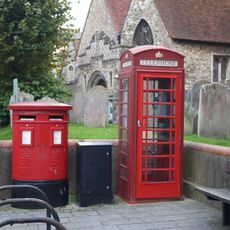 K6 Telephone Kiosk Near St Faith's Church