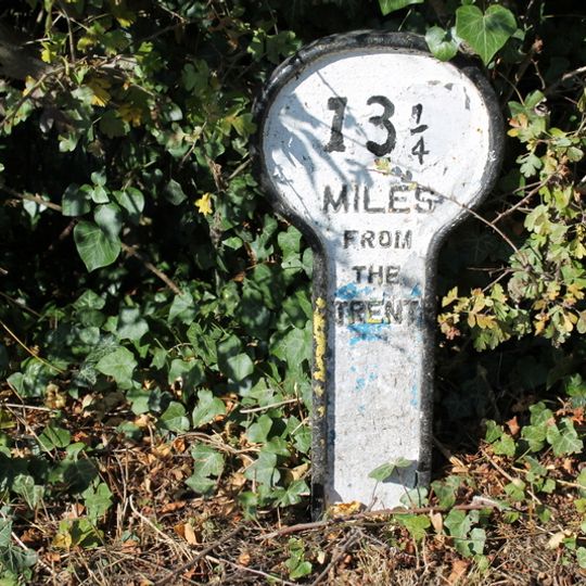 Grantham Canal, 13 1/4 Miles Post Approximately 150 Metres East Of Main Street, Hickling