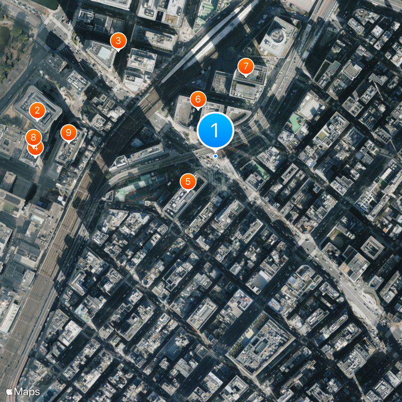 Ginza Station Map