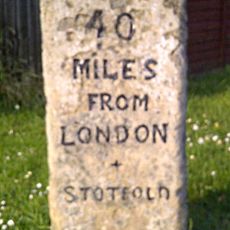 Milestone, Arlersley Road, 160m S of jct with Regent Street