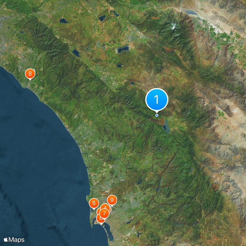 Cleveland National Forest Map