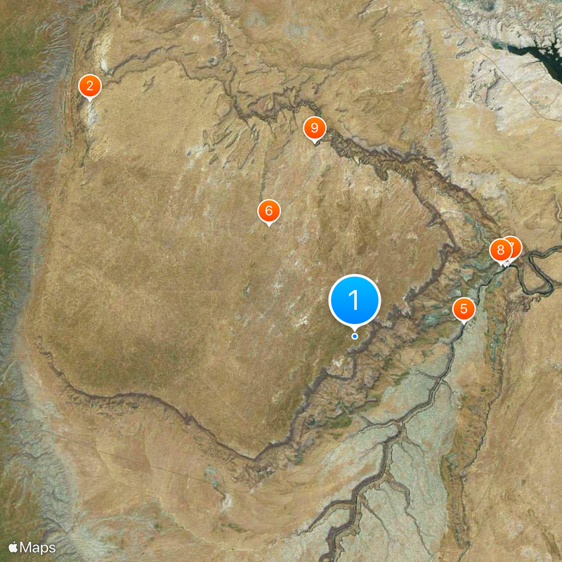 Vermilion Cliffs National Monument Map