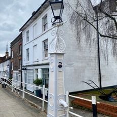 Pump And Lamp Post Numbered 5036