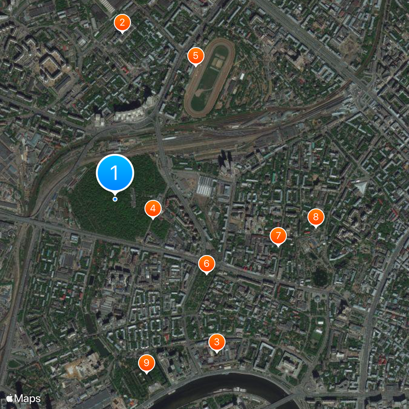 Vagankovo Cemetery Map