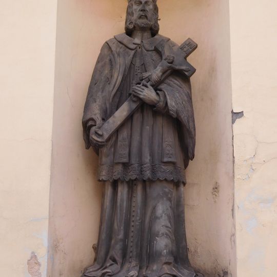 Socha svatého Jana Nepomuckého ve Františkánské ulici v Plzni