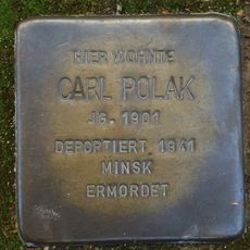 Stolperstein dedicated to Carl Polak