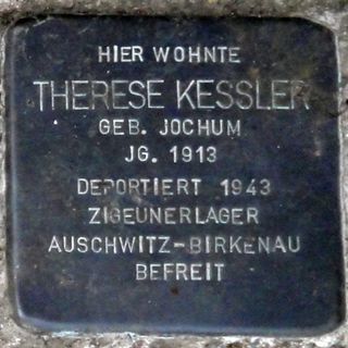 Stolperstein en memoria de Therese Kessler
