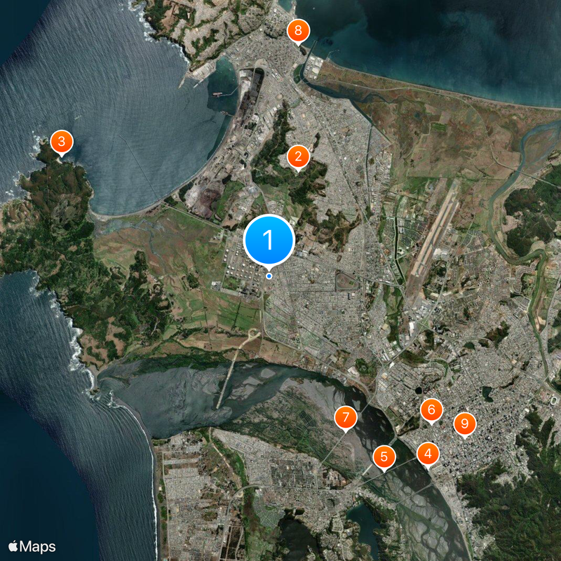 Greater Concepción Map