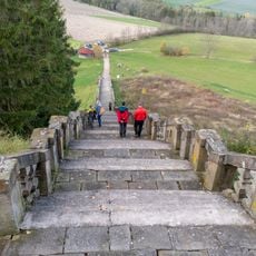 Schodiště ke kostelu Panny Marie na Homoli