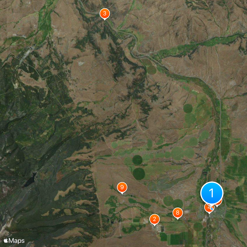 Deer Lodge Mappa