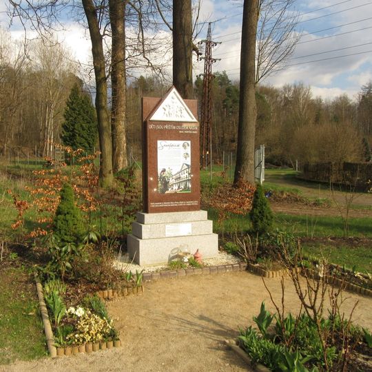 Pomník v Šumperku na Reissově ulici