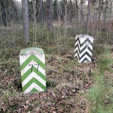 Sächsisch-Preußischer Grenzstein: Pilarpaar Nr. 77