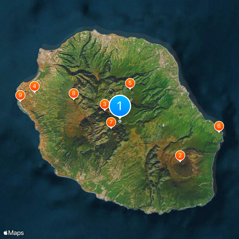 Réunion Map