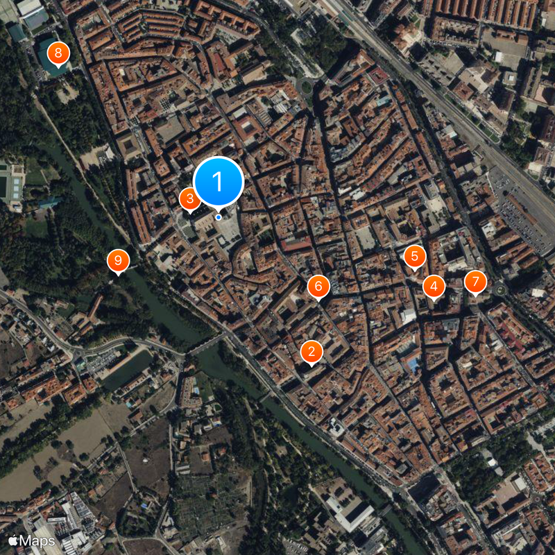 Palencia Cathedral Map