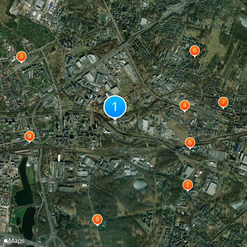 Silesian Interurbans Map