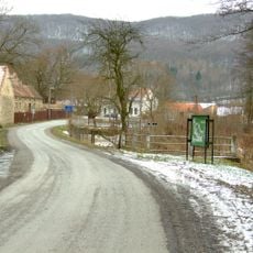 Most přes náhon u domu Ke Svatému Jánu čp. 16 v Berouně-Hostimi