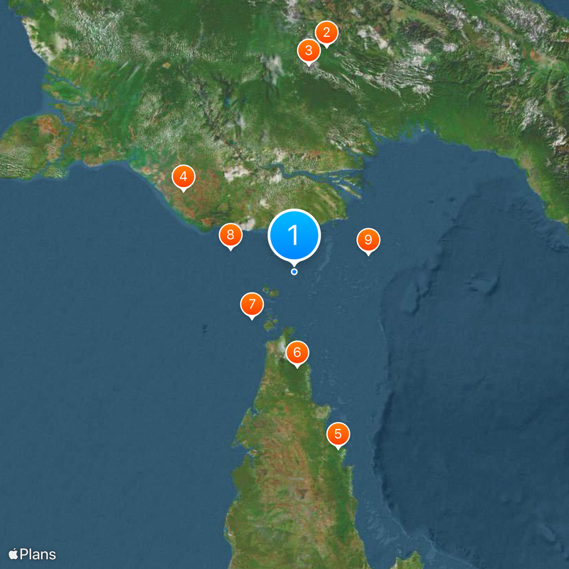 Torres Strait Islands Map