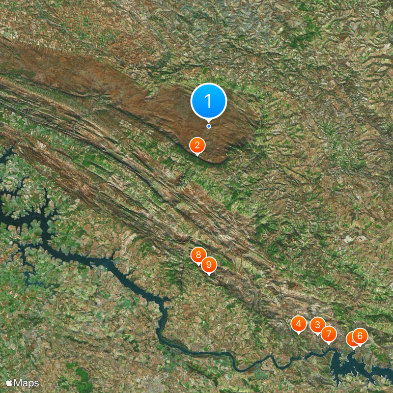 Serra da Canastra National Park Carte