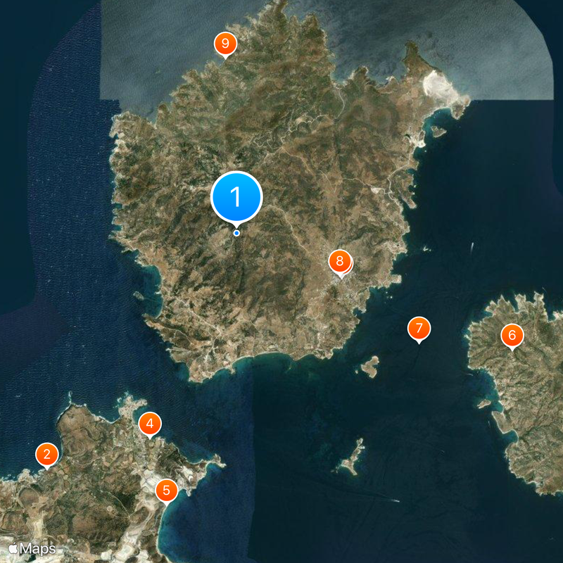 Kimolos Map