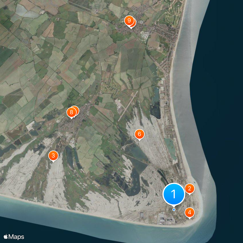 Dungeness Map