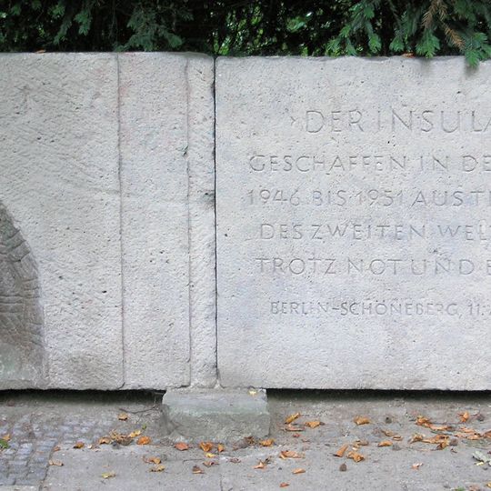 Gedenkstein zur Errichtung des Insulaners
