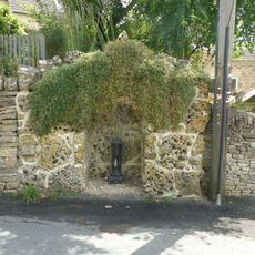 Water pump and water pump recess opposite Elmlea